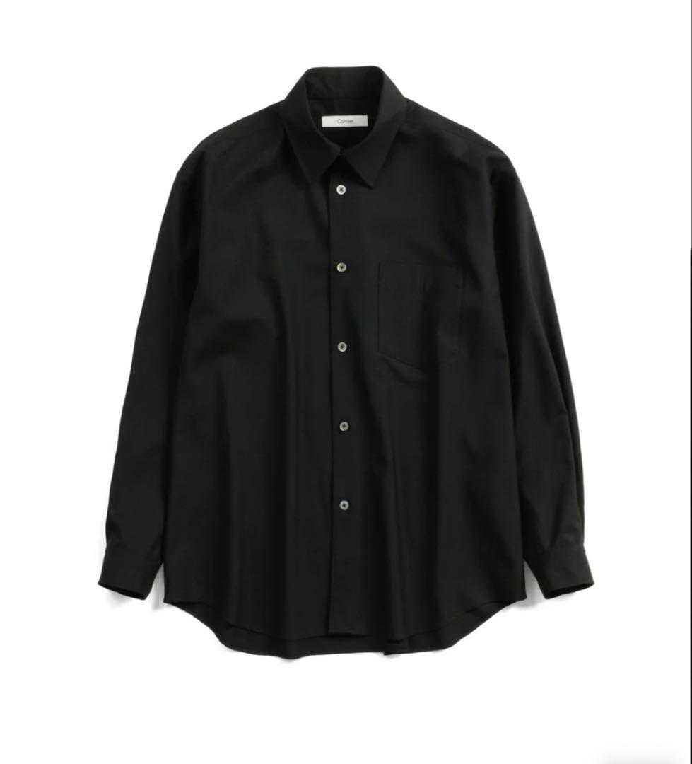 <新品未使用タグ有> Cornier Super180's WOOL SHIRT