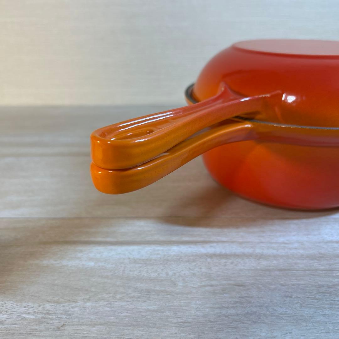 ルクルーゼ　マルチファンクション　オレンジ　18cm 片手鍋