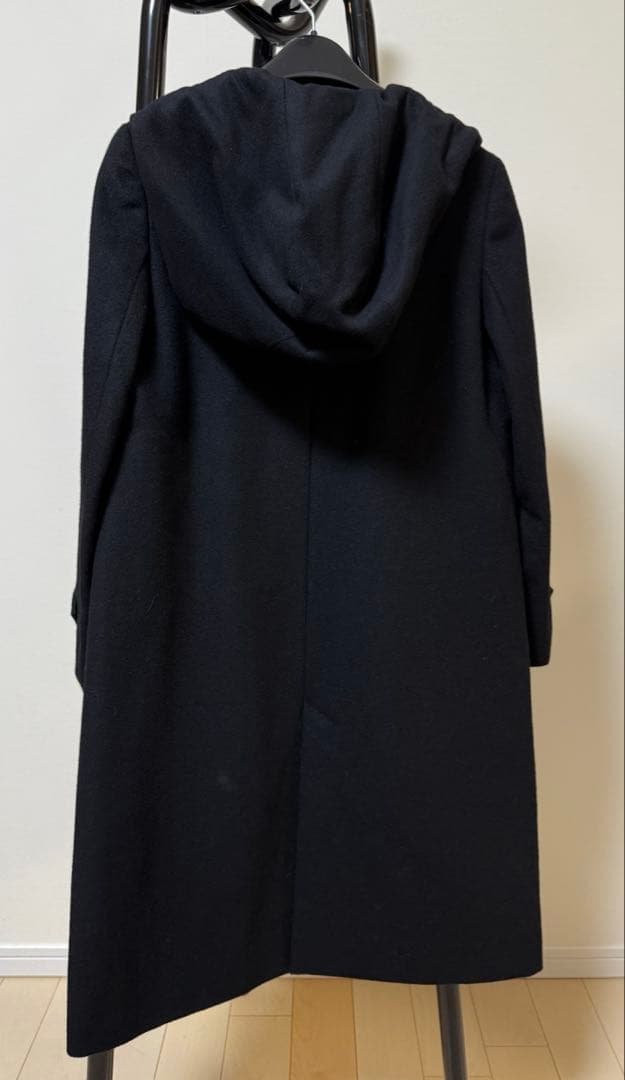 PS PAUL SMITH フード付きロングコート　羊毛　カシミア