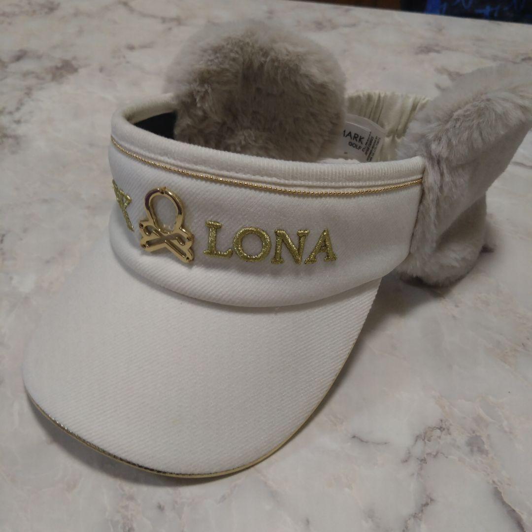 マーク＆ロナ ファー付きホワイトキャップ