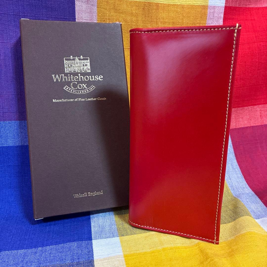 【Whitehouse Cox】ブライダルレザー長財布