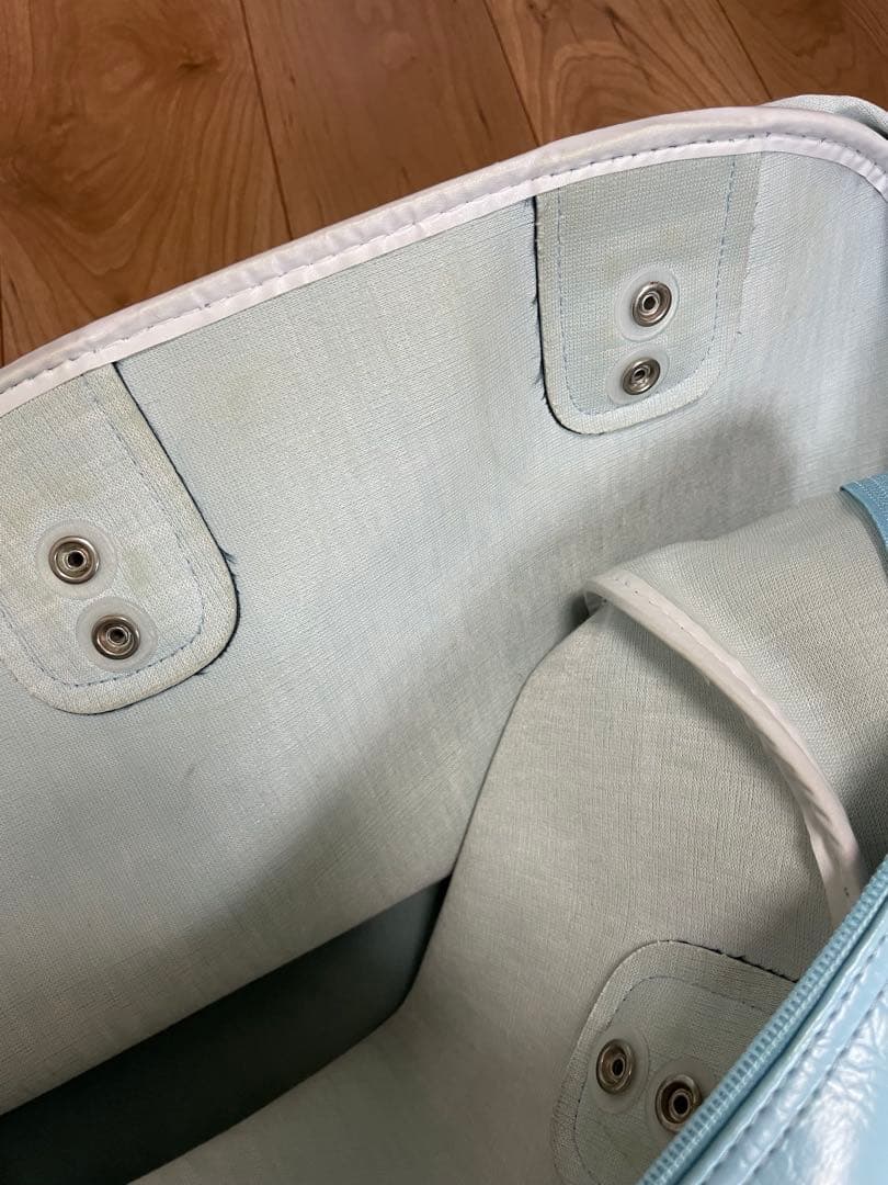 【レトロ】 PUMA 水色　ボストンバッグ