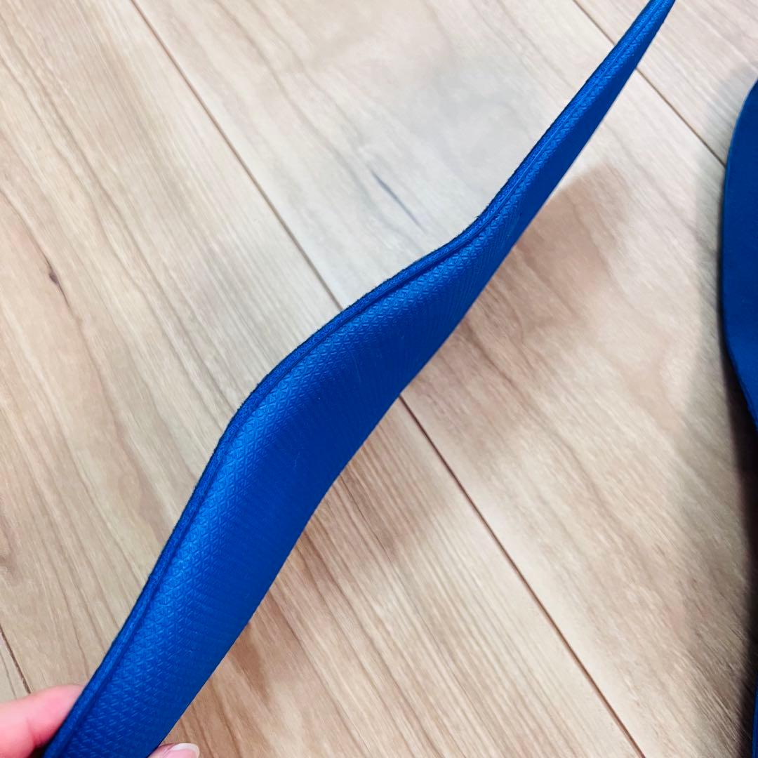 インソール アーチサポート 中敷き クッション 衝撃吸収 アーチ型 青 Ｌ