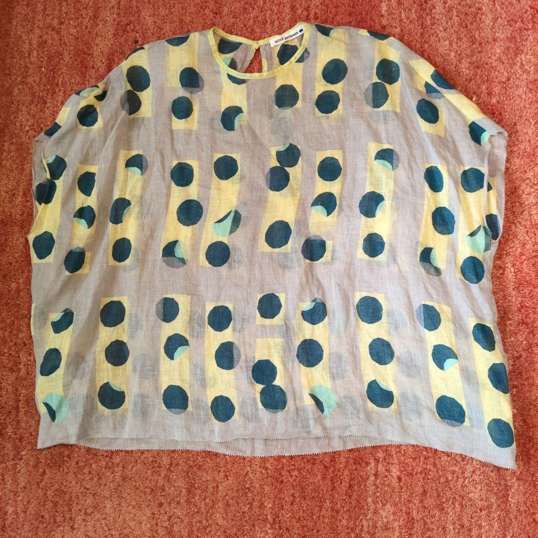 ミナペルホネンリネンブラウス