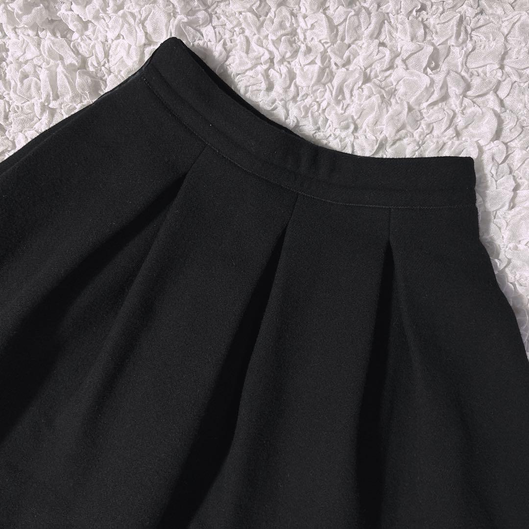 MIUMIU ミュウミュウ ボリューム フレアスカート ヴァージンウール Y2K