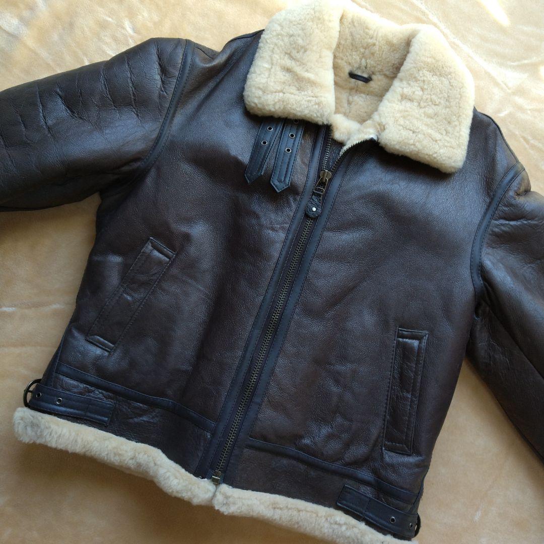 90's B3 XL フライトジャケット ムートンジャケット ツーリング