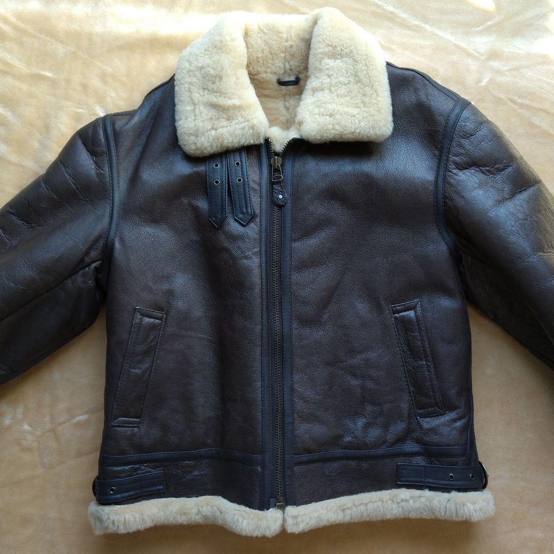 90's B3 XL フライトジャケット ムートンジャケット ツーリング