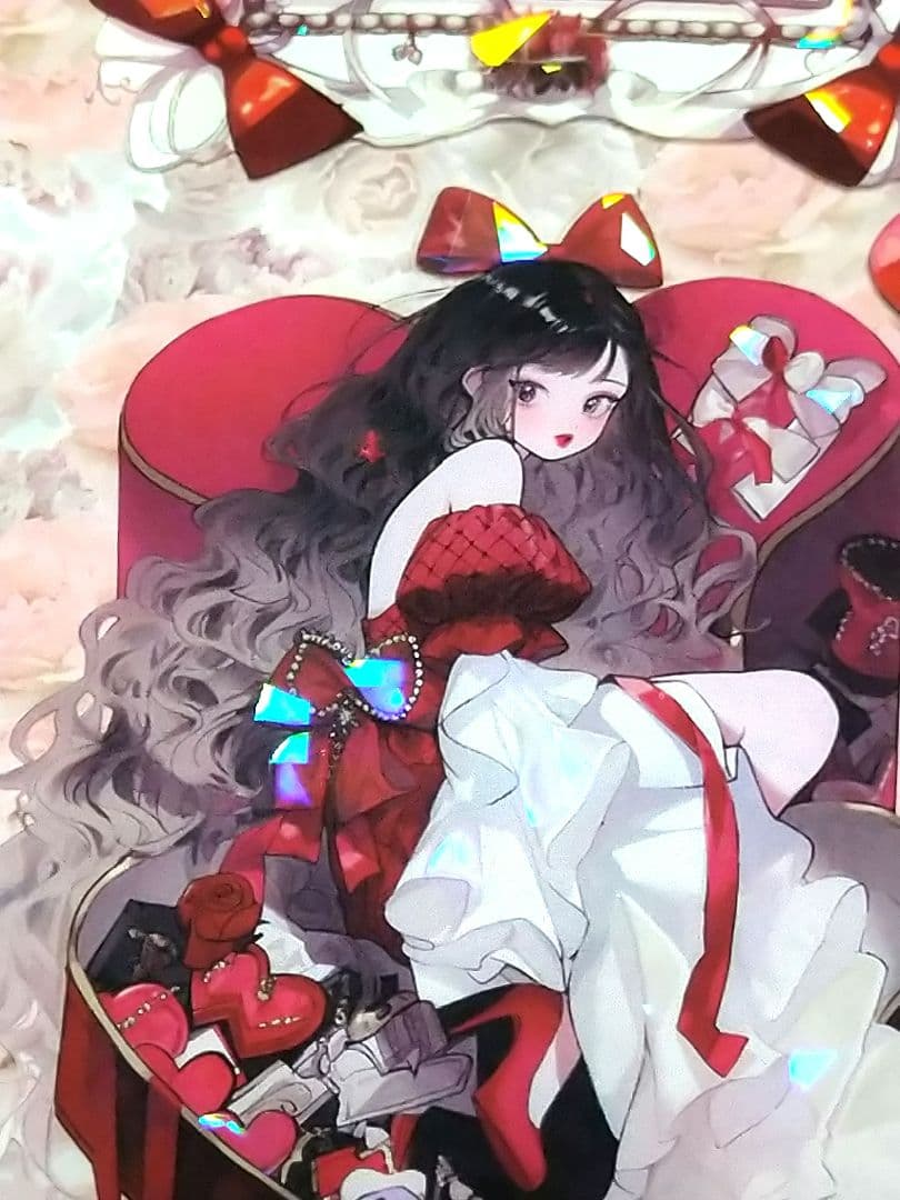 廃盤品✩J1075＃绯语礼赞(贝壳光)心有丘壑切り売り海外人物女の子AIマステ