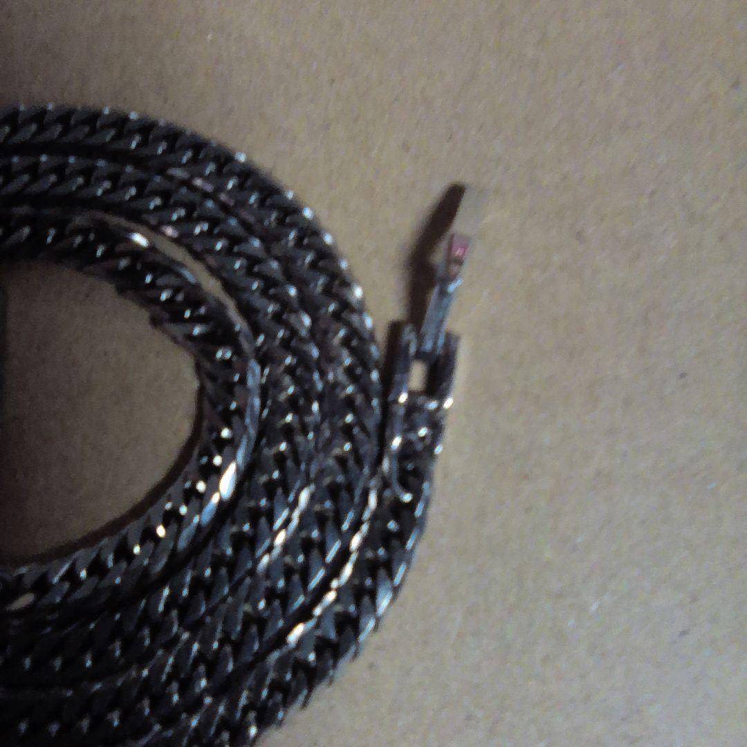 純チタンネックレス6面カットダブル喜平 約50cm歳末超大幅値下げ決行！！