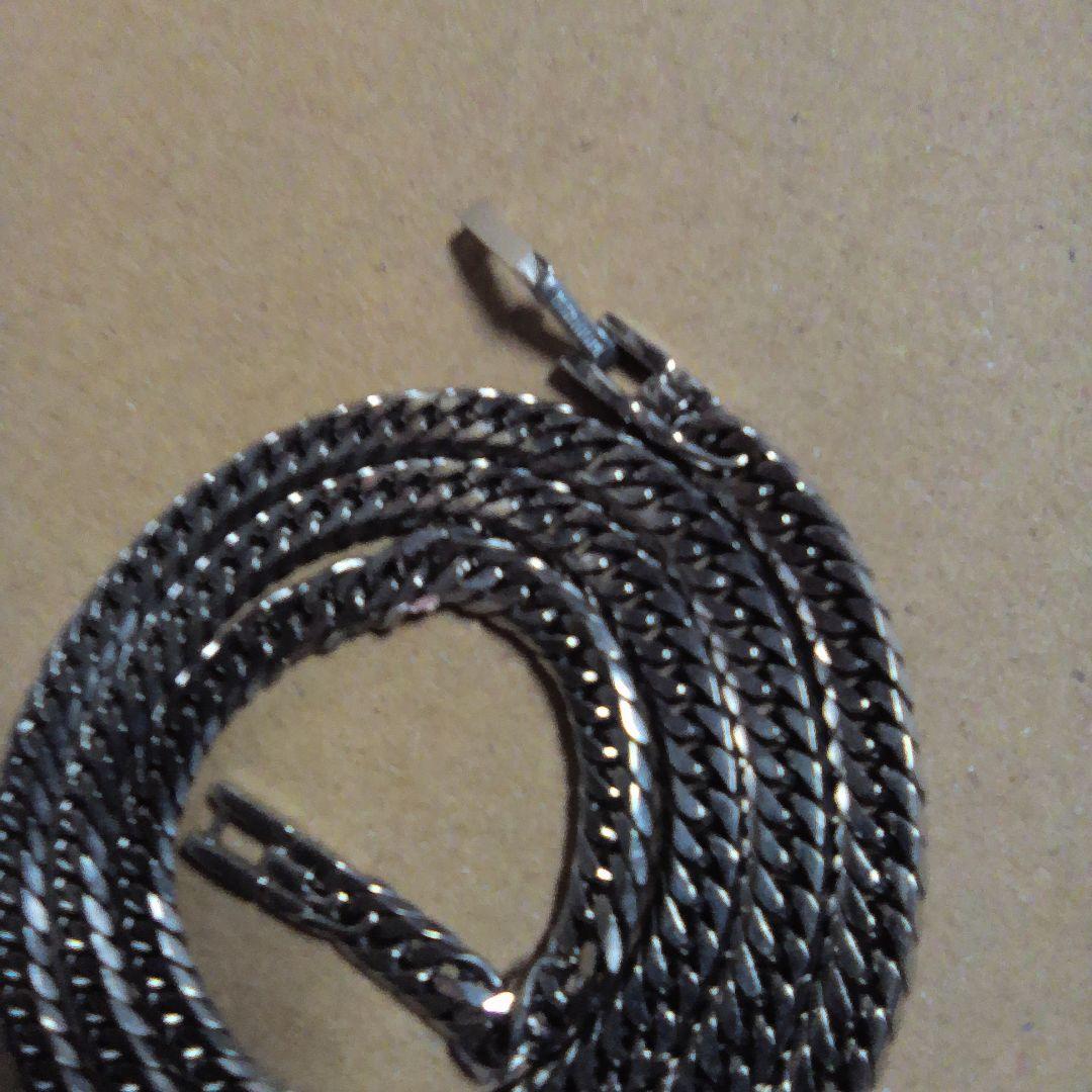 純チタンネックレス6面カットダブル喜平 約50cm歳末超大幅値下げ決行！！