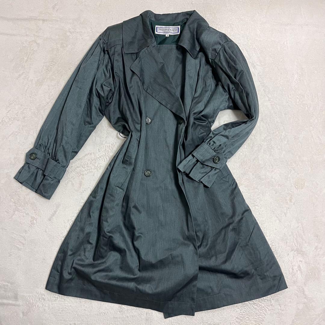 YVES SAINT LAURENT イヴサンローラン トレンチコート M