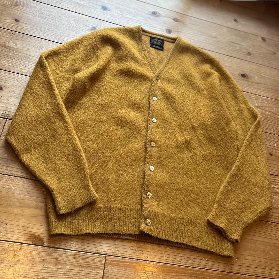 極希少 美品 60s Sears シャギー モヘア ニットカーディガン