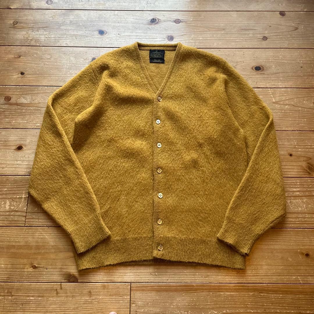 極希少 美品 60s Sears シャギー モヘア ニットカーディガン