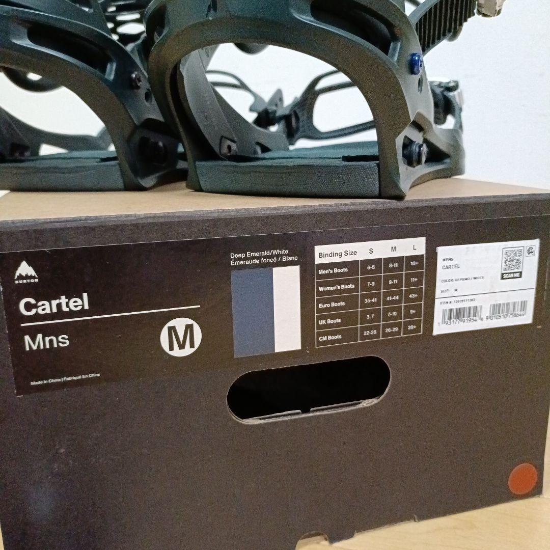 中古　24-25 Burton Cartelスノーボード ビンディング　サイズM