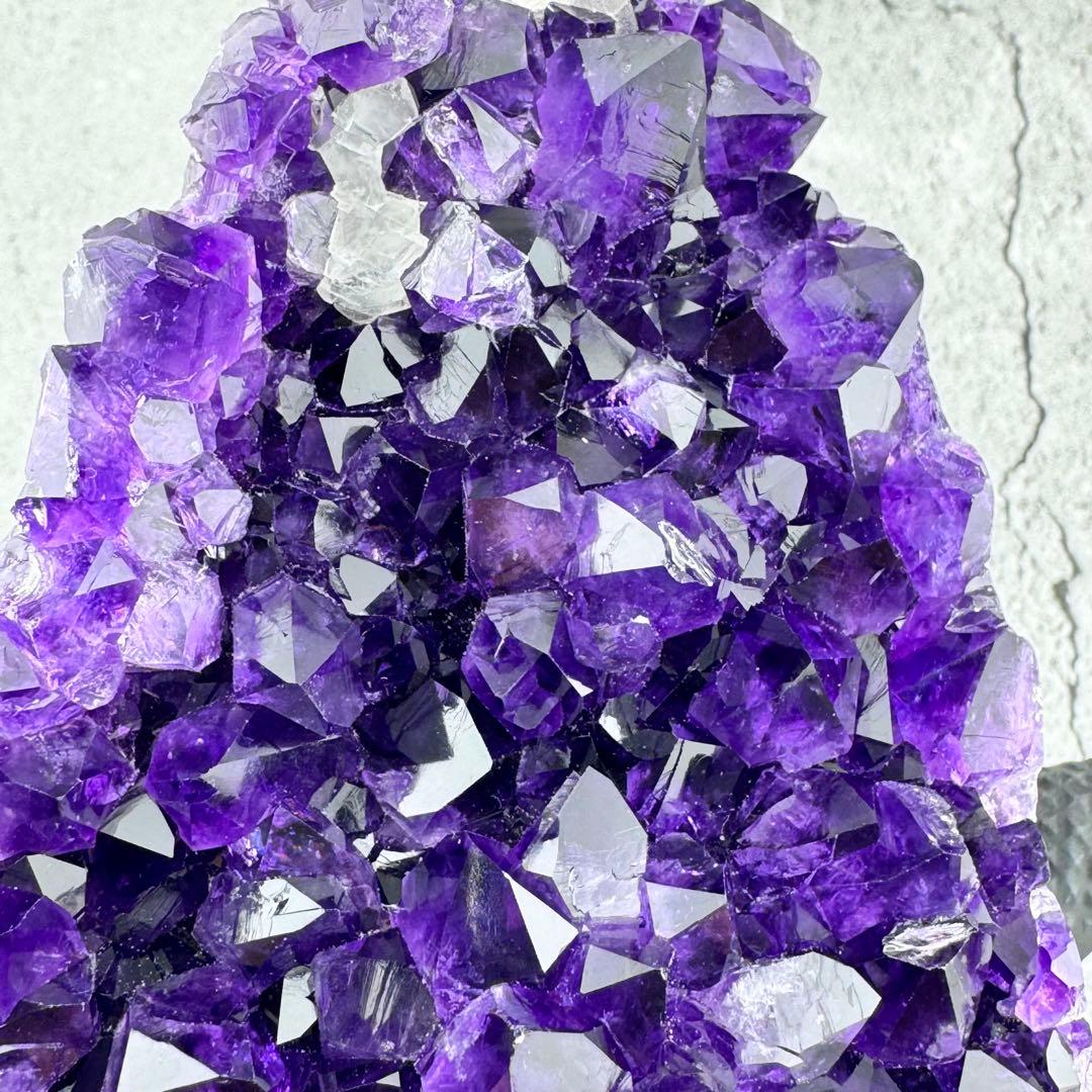 G-191高品質アメジスト クラスター 原石　ウルグアイ産 高濃度 天然石