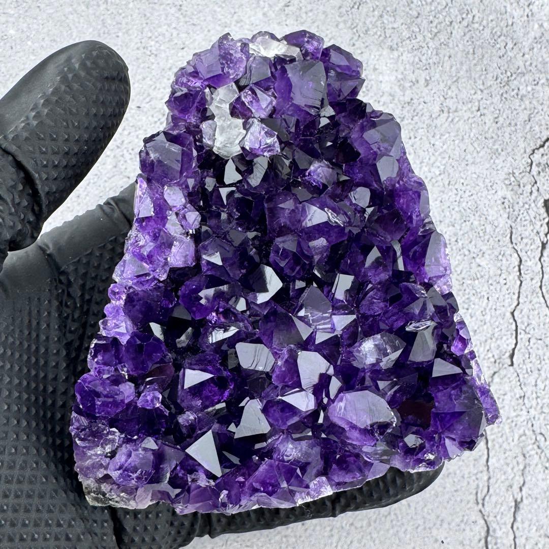 G-191高品質アメジスト クラスター 原石　ウルグアイ産 高濃度 天然石