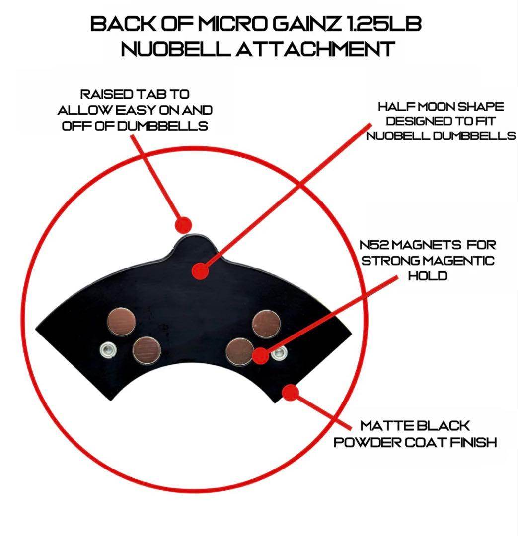 MICRO GAINZ 1.25LB マグネット式 NUOBELL 調節用