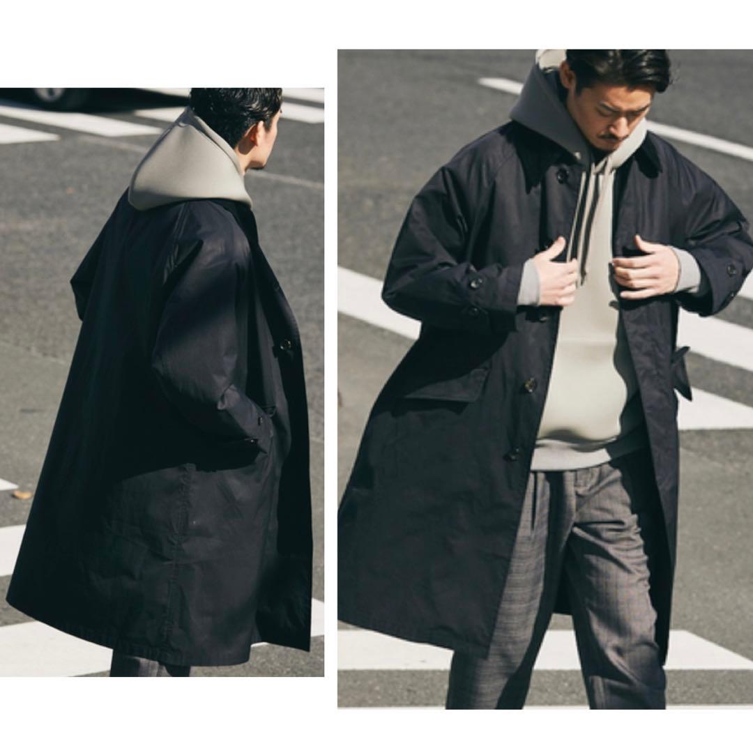 【未使用】ジャーナルスタンダードレリューム/オーバーサイズバルマカーンコート/黒