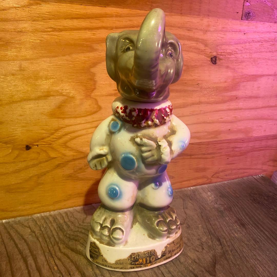 1968年製JIM BEAM 象の陶器ビンテージボトル