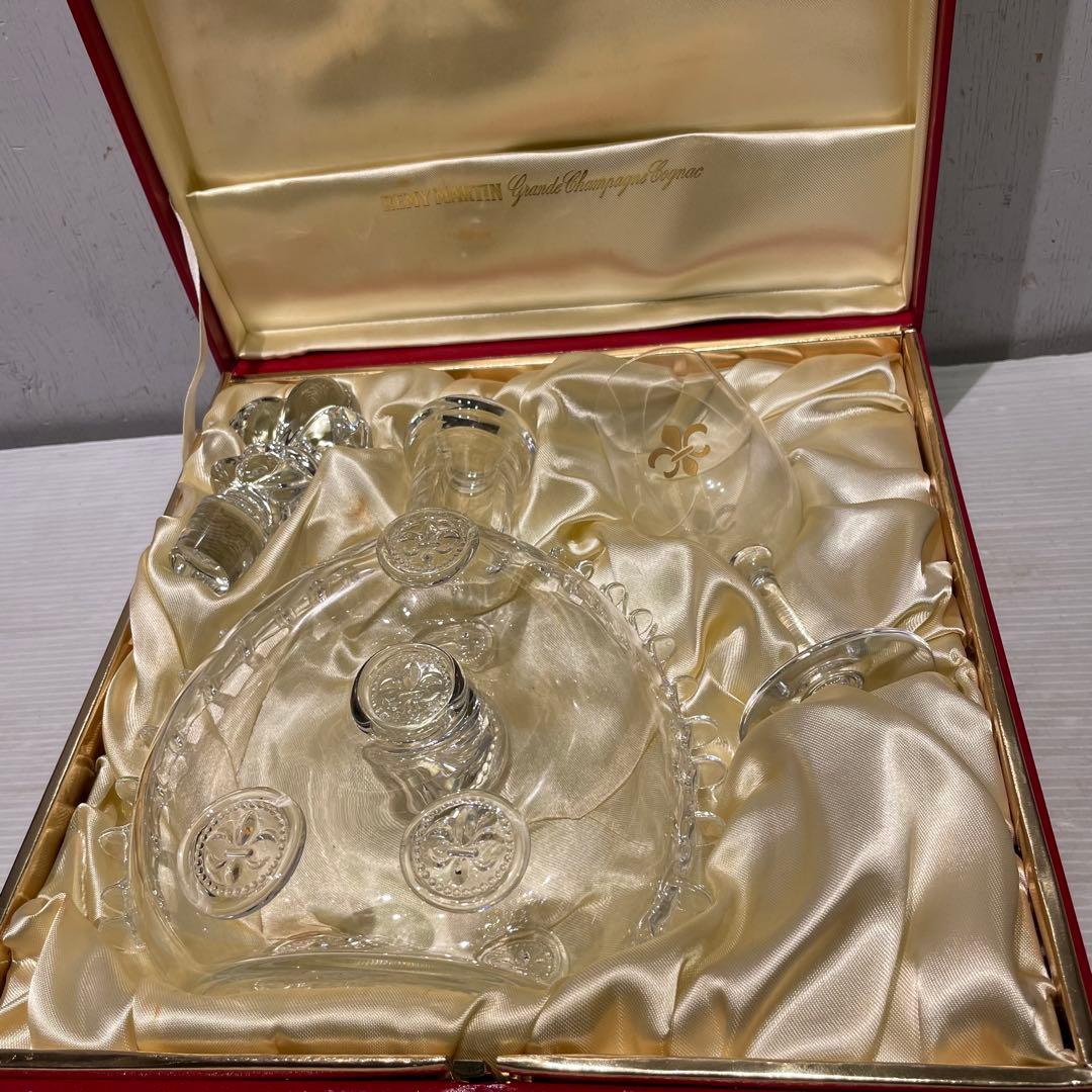 ⑤ Baccarat レミーマルタン ルイ13世 グラス　空瓶 バカラ　箱入り