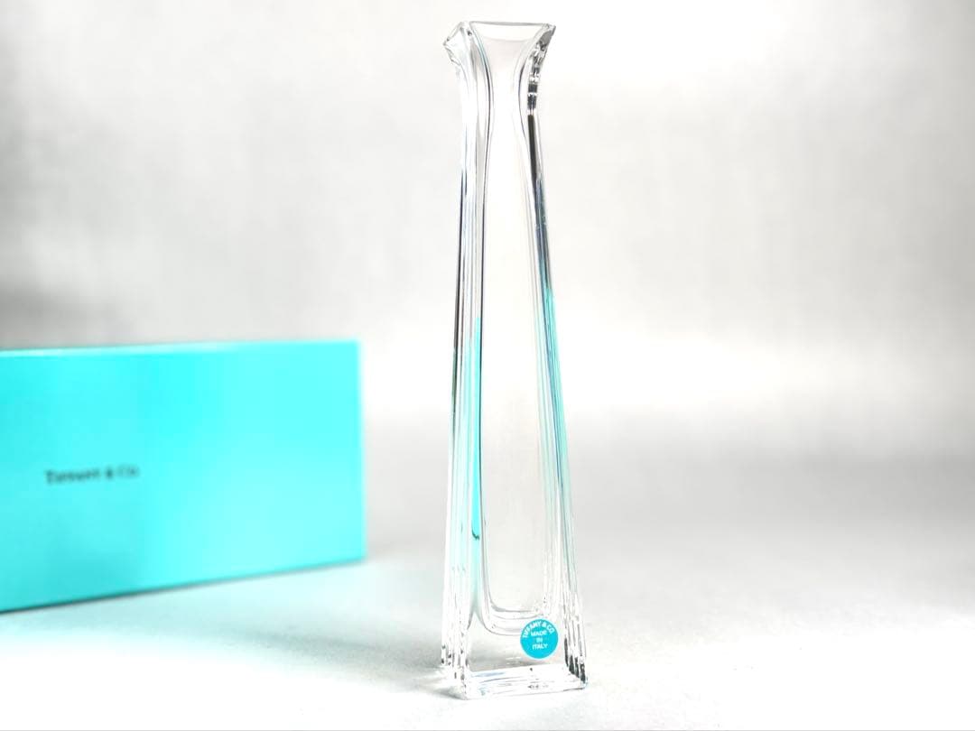 新品未使用 Tiffany 一輪挿し フラワーベース 花瓶 花器