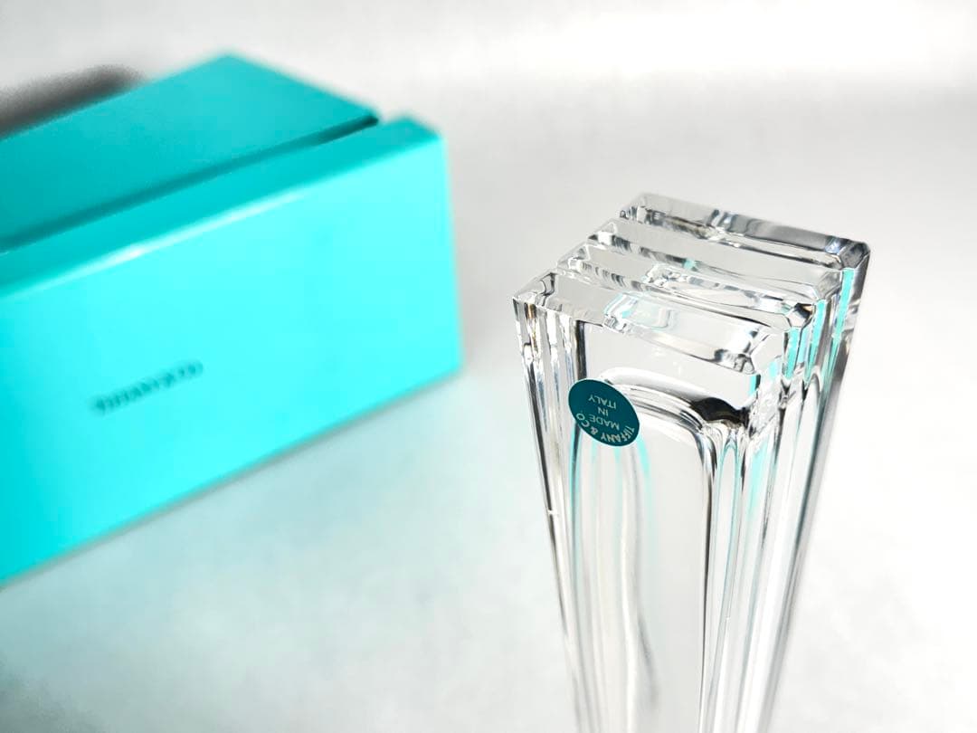 新品未使用 Tiffany 一輪挿し フラワーベース 花瓶 花器