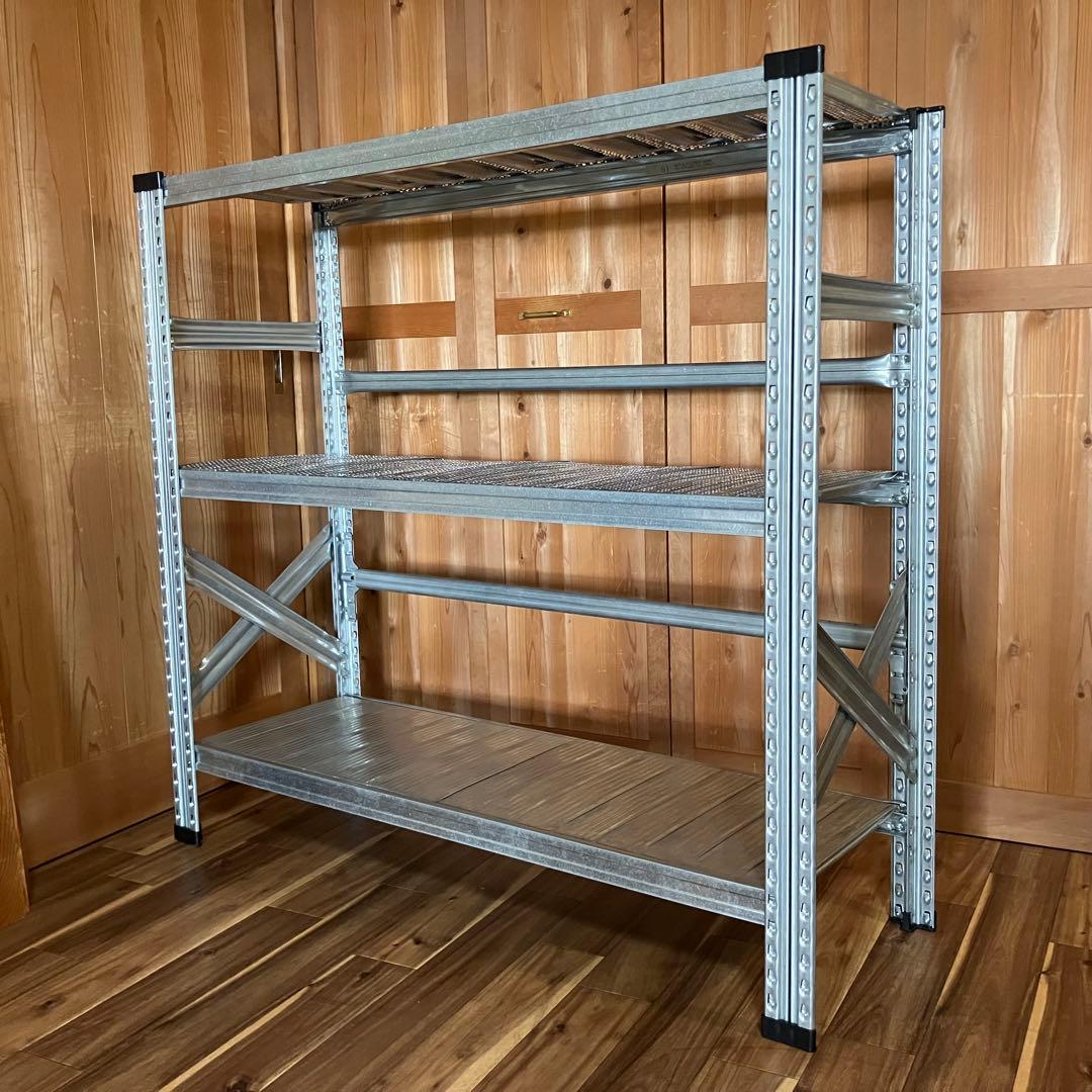 イタリア製 メタルシステム SUPER123 スチールラック 3段