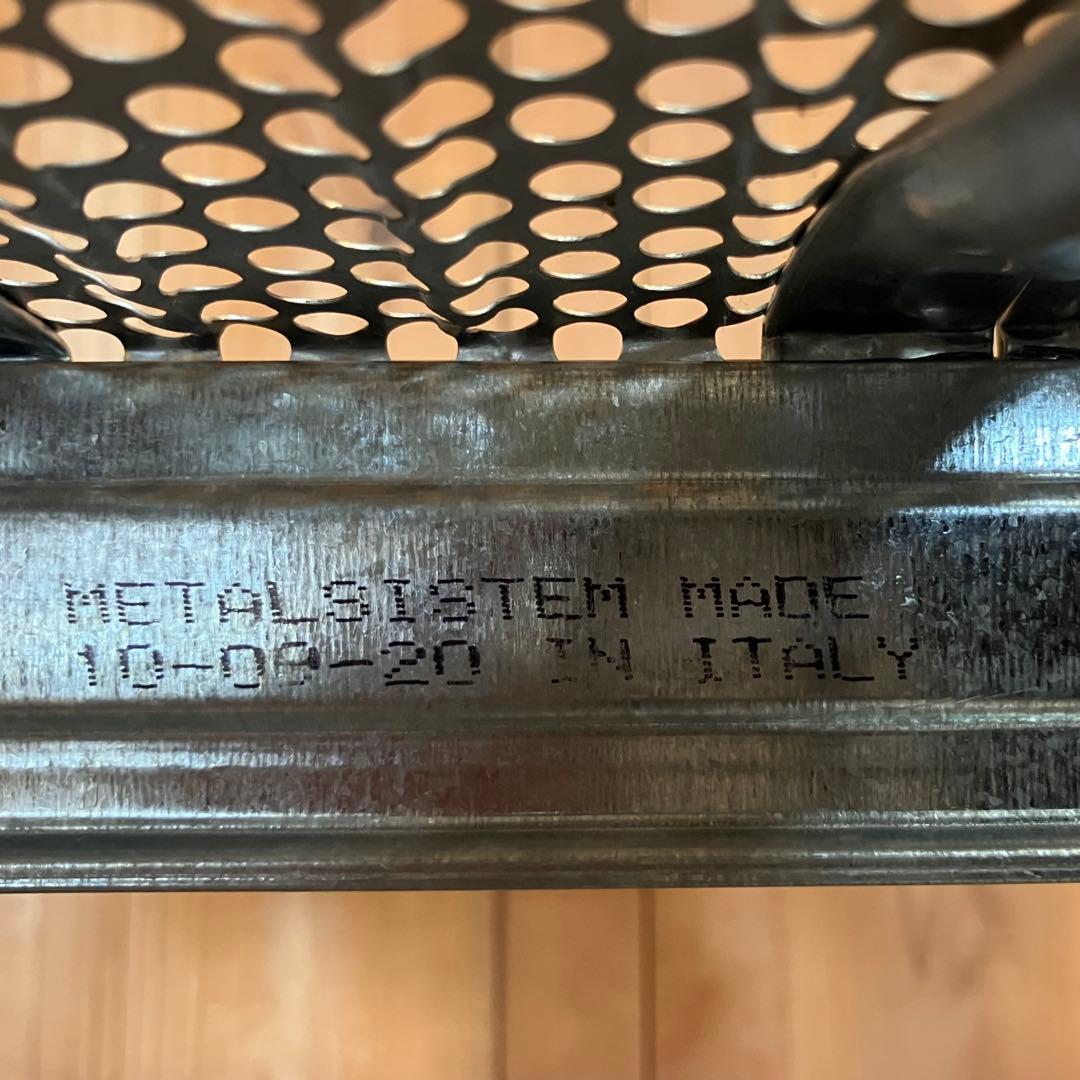 イタリア製 メタルシステム SUPER123 スチールラック 3段