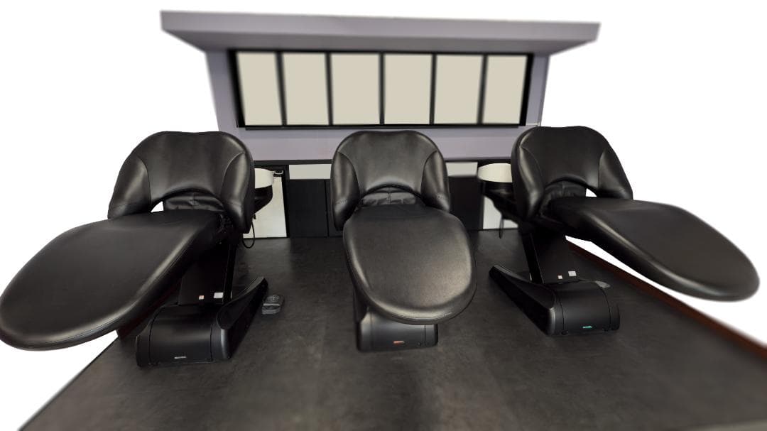 タカラ　シャンプーチェア YUME（ユメ）EX-YML / ブラック 3台セット