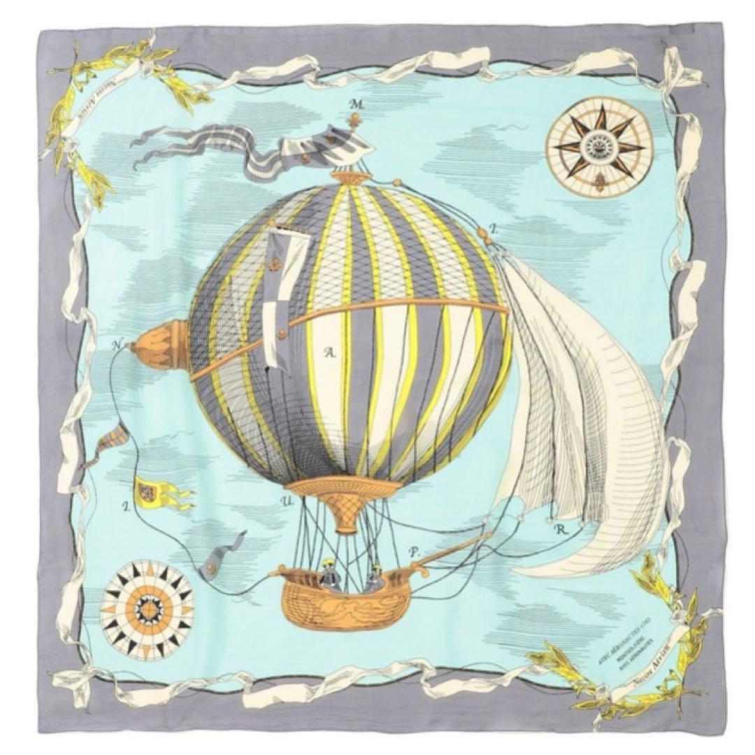 manipuri ウールシルクストールヘリンボーン織　バルーントリップ