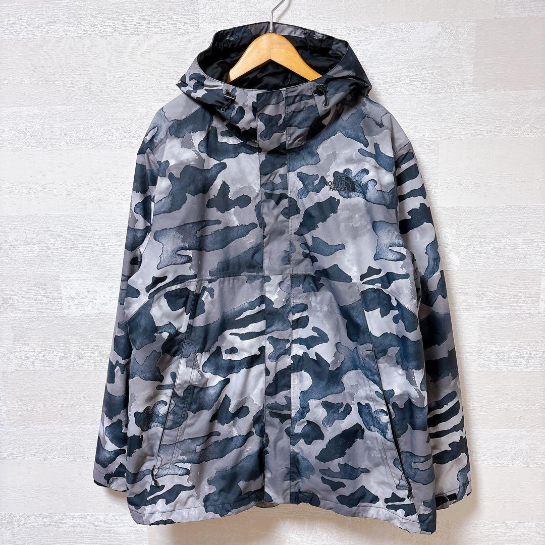ノースフェイス マウンテンパーカー ジャケット ライナー 3way 迷彩 XL