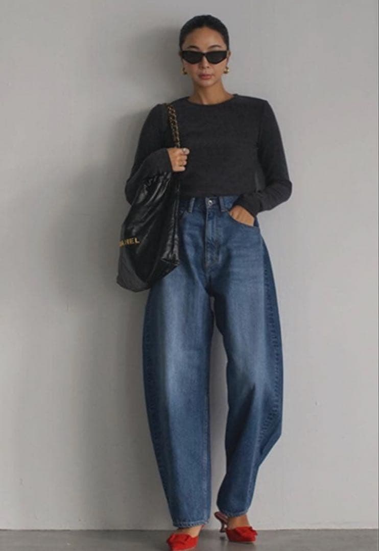 パンツ room306contemporary Curve Denim Pants