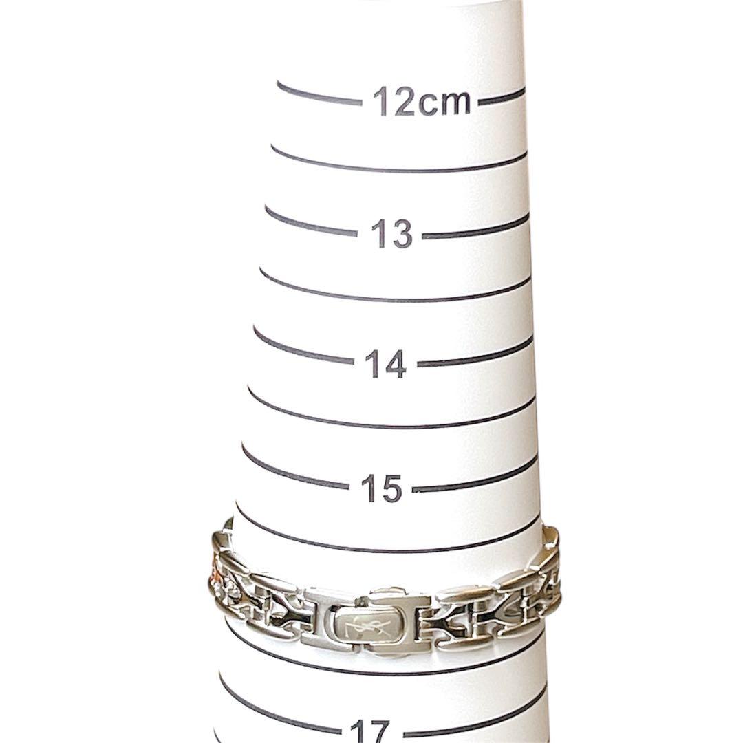 美品✨稼働品　イヴ・サンローラン　オーバル クォーツ　アクセサリー　腕時計　華奢