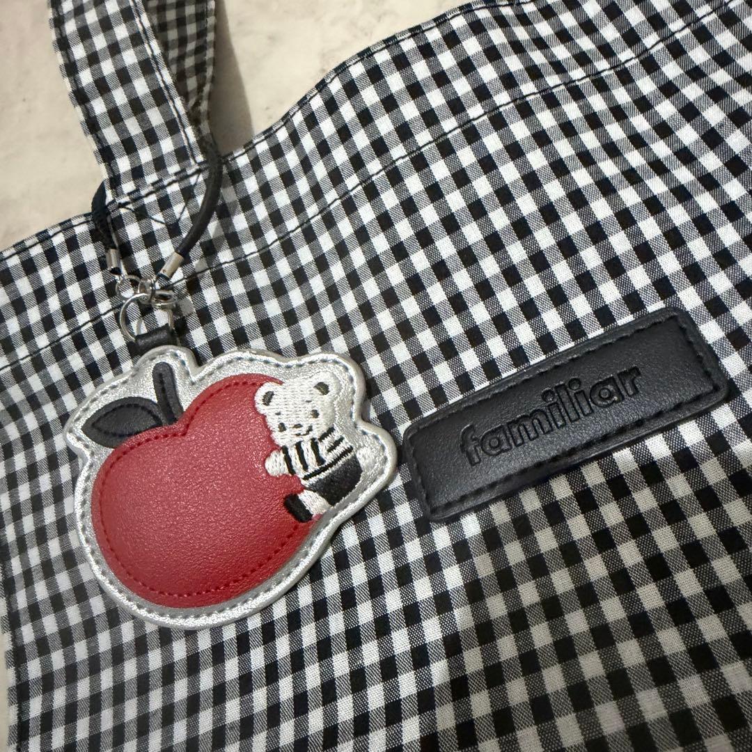 familiar ファミリア　ギンガムチェック　バッグ