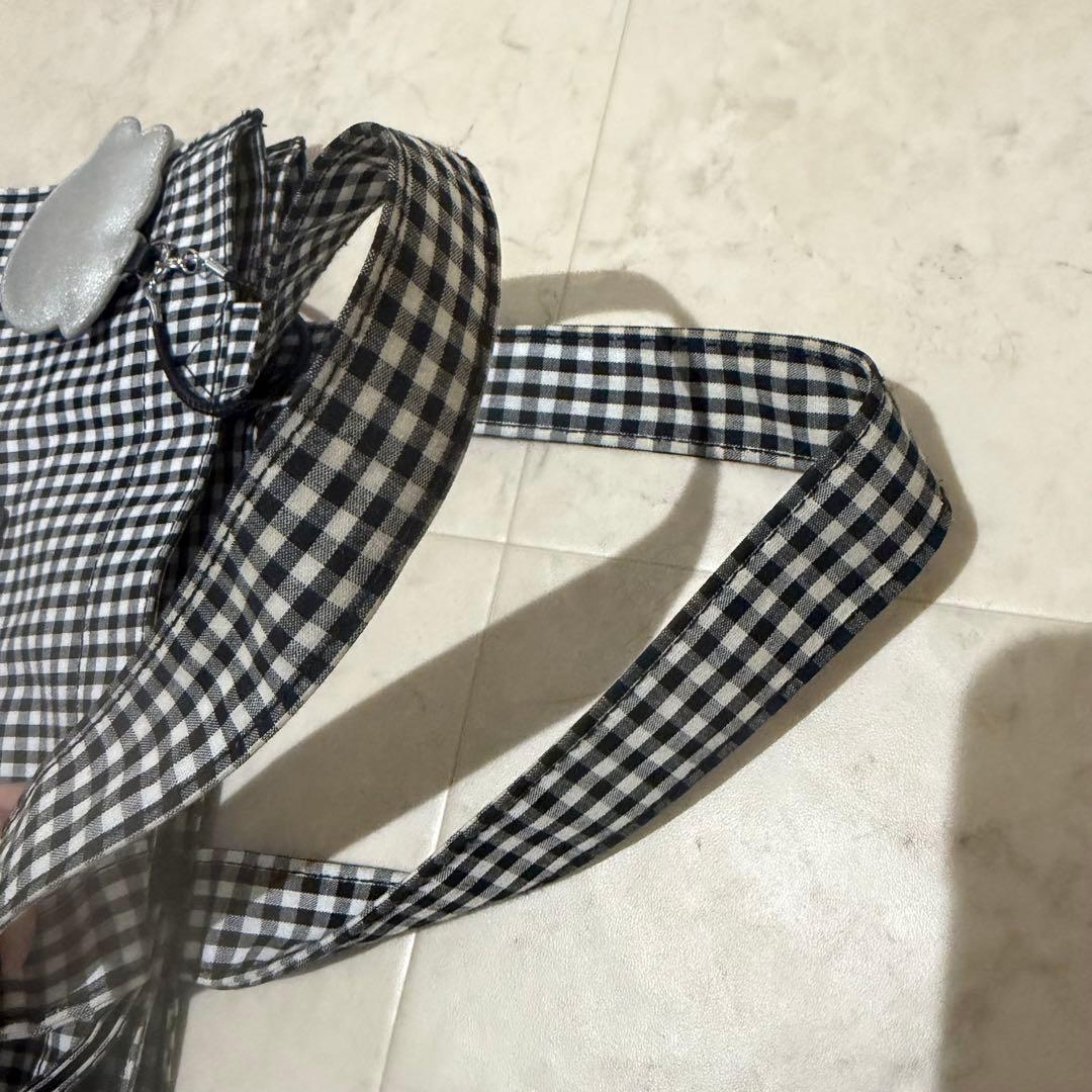 familiar ファミリア　ギンガムチェック　バッグ