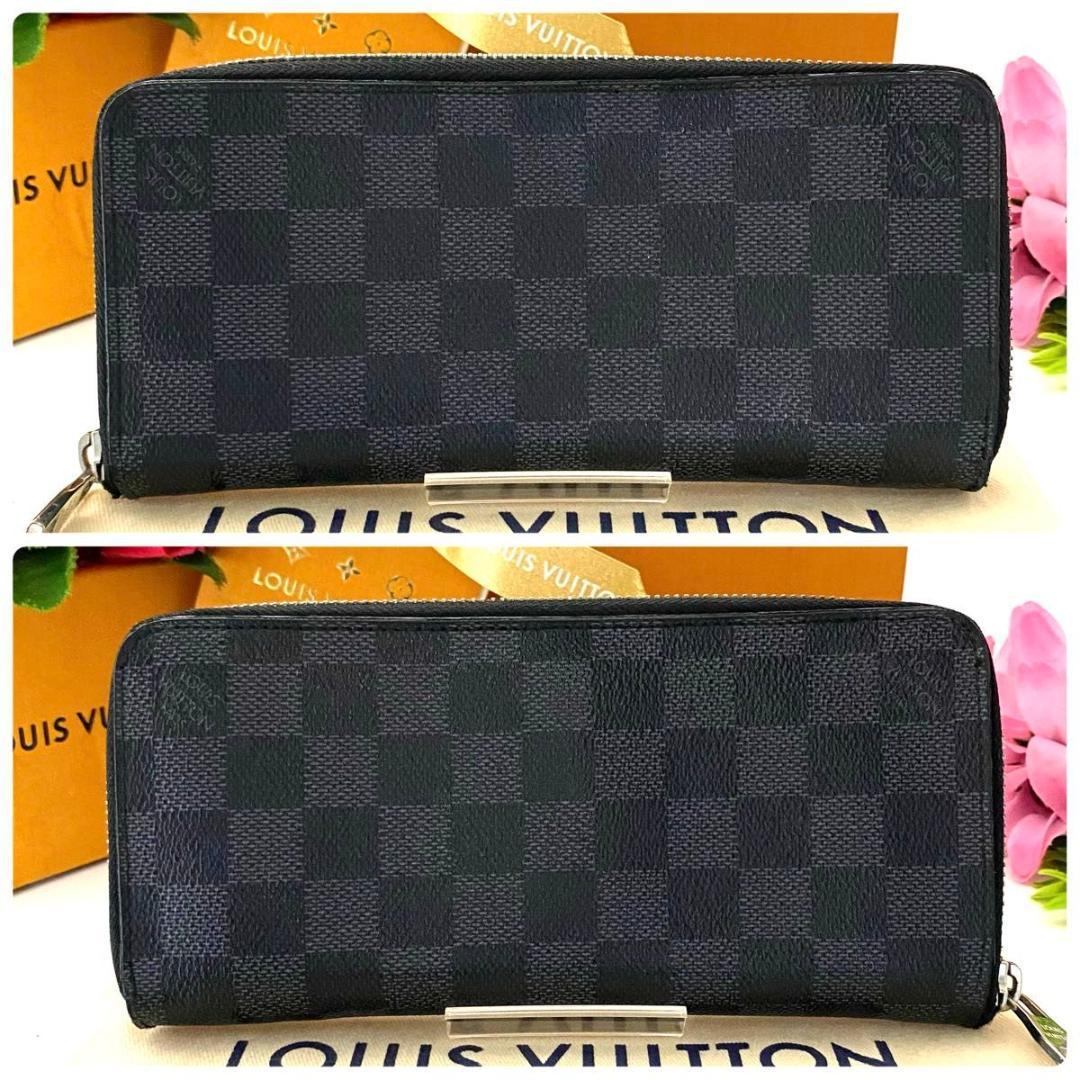ルイ ヴィトン◎ダミエ グラフィット ヴェルティカル 長財布 ラウンドファスナー