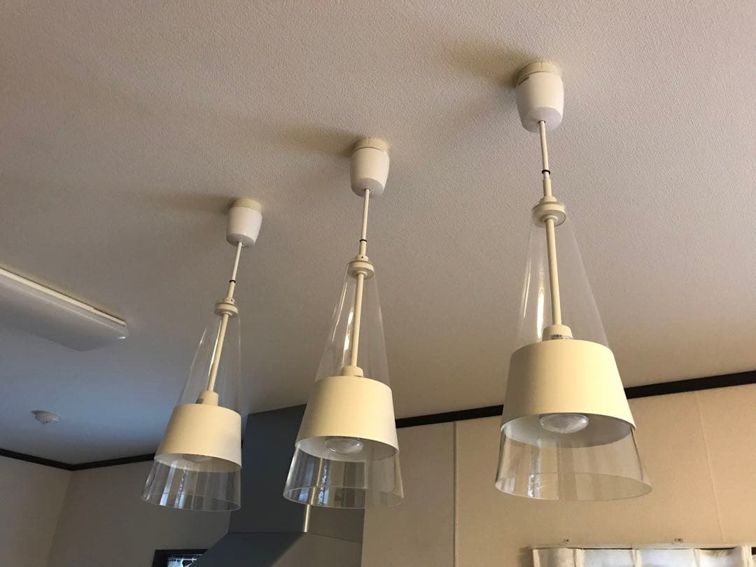 マックスレイ MAXRAY LEDペンダント ホワイト　3灯セット