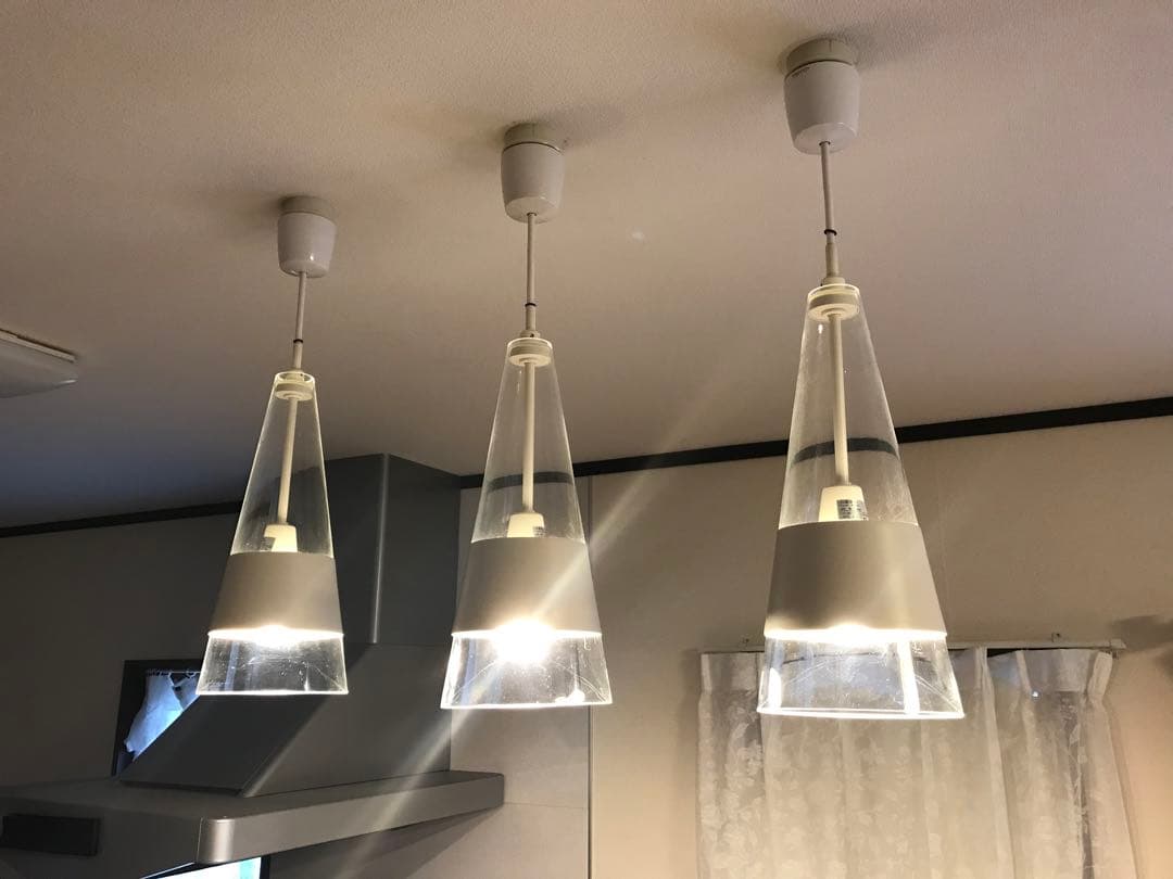 マックスレイ MAXRAY LEDペンダント ホワイト　3灯セット