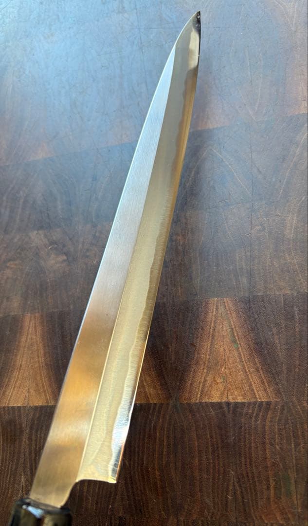正本　築地　霞　秀　青鋼　柳刃　270mm 9寸　包丁　刺身　和包丁　本職