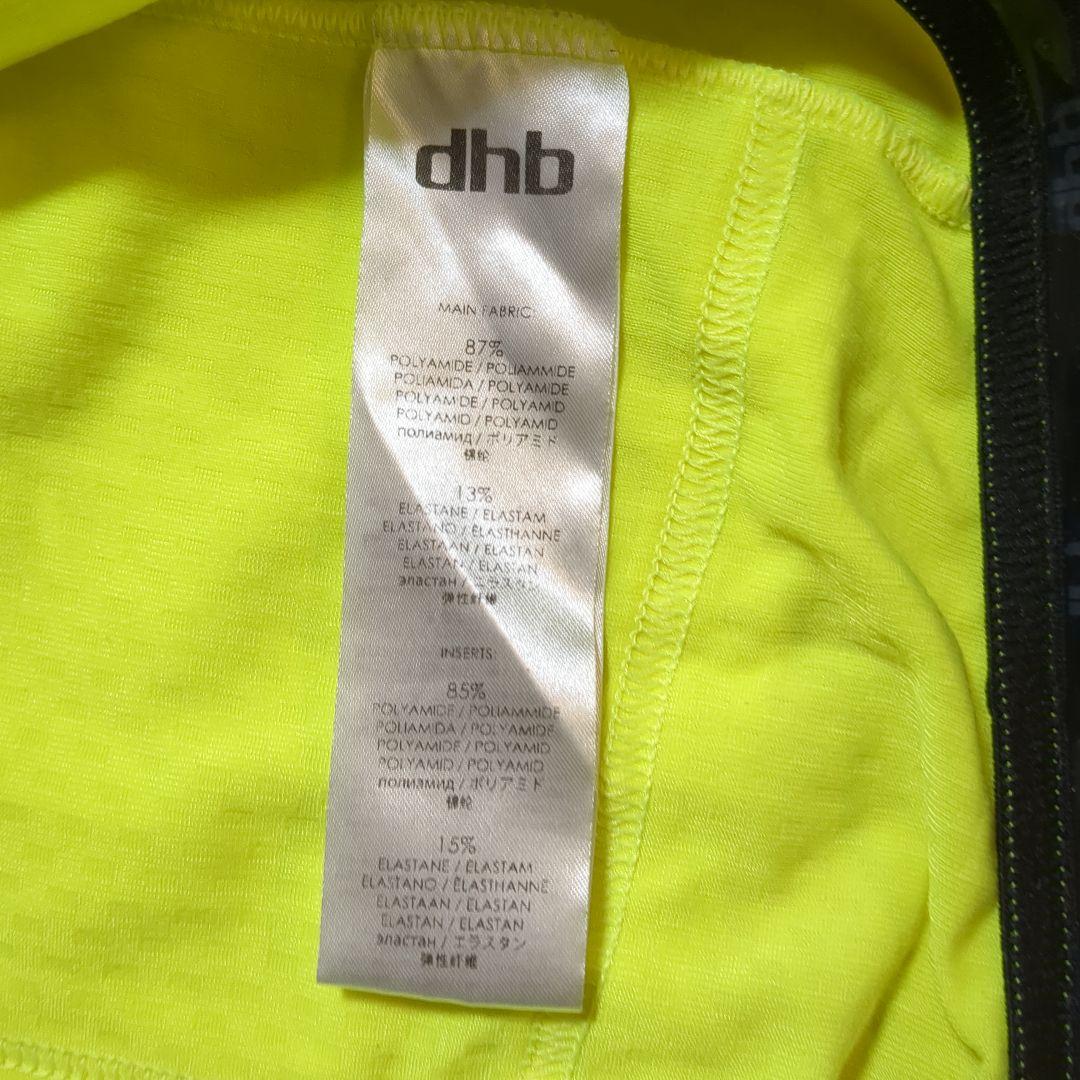 値下げ★dhb 蛍光イエロー ブラック　Sサイズ　 長袖サイクルジャージ