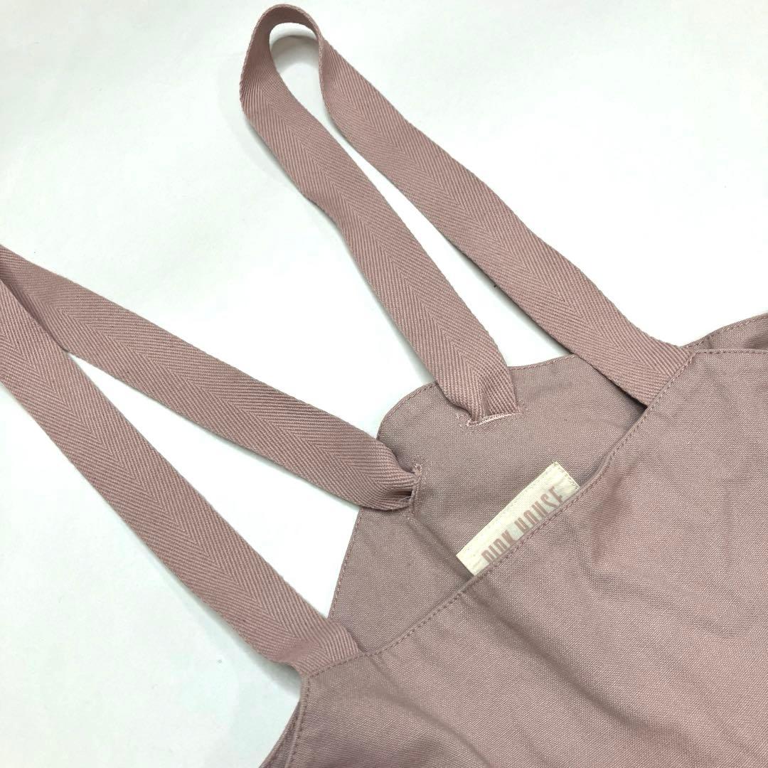 【試着のみ】ピンクハウス ピンク ロゴ刺繍 サロペットスカート/2025年 春