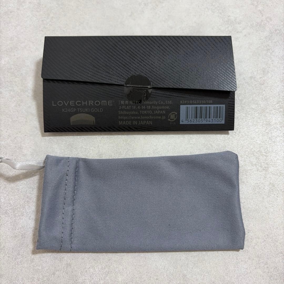 ラブクロム ヘアコーム (R)K24GPツキ ゴールド くし