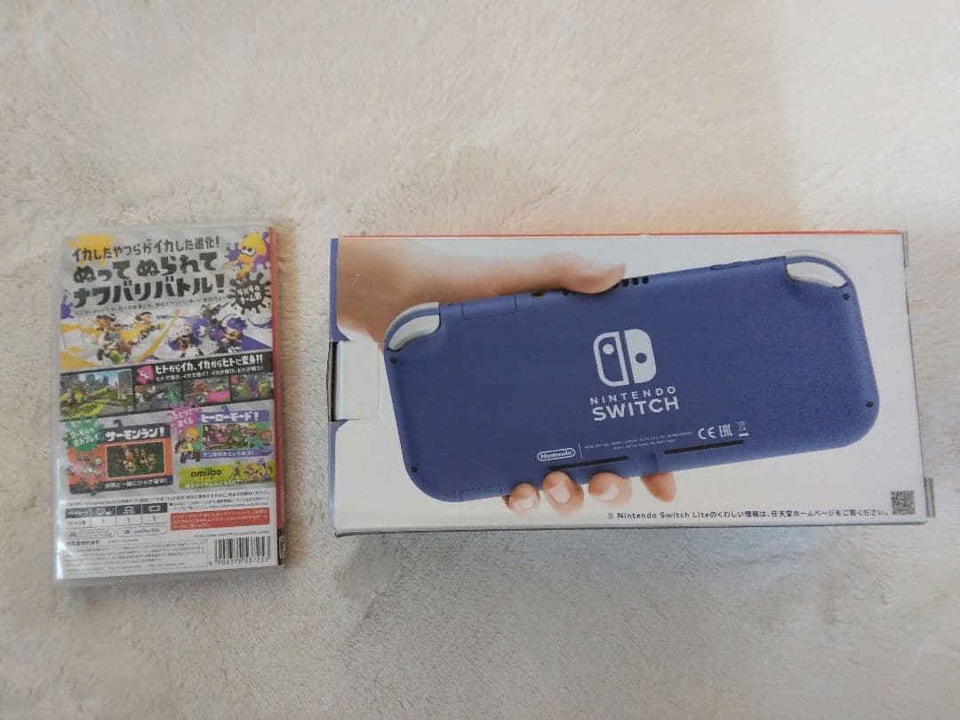 明日まで値下げ！Nintendo Switch Lite ブルー　スプラ2セット