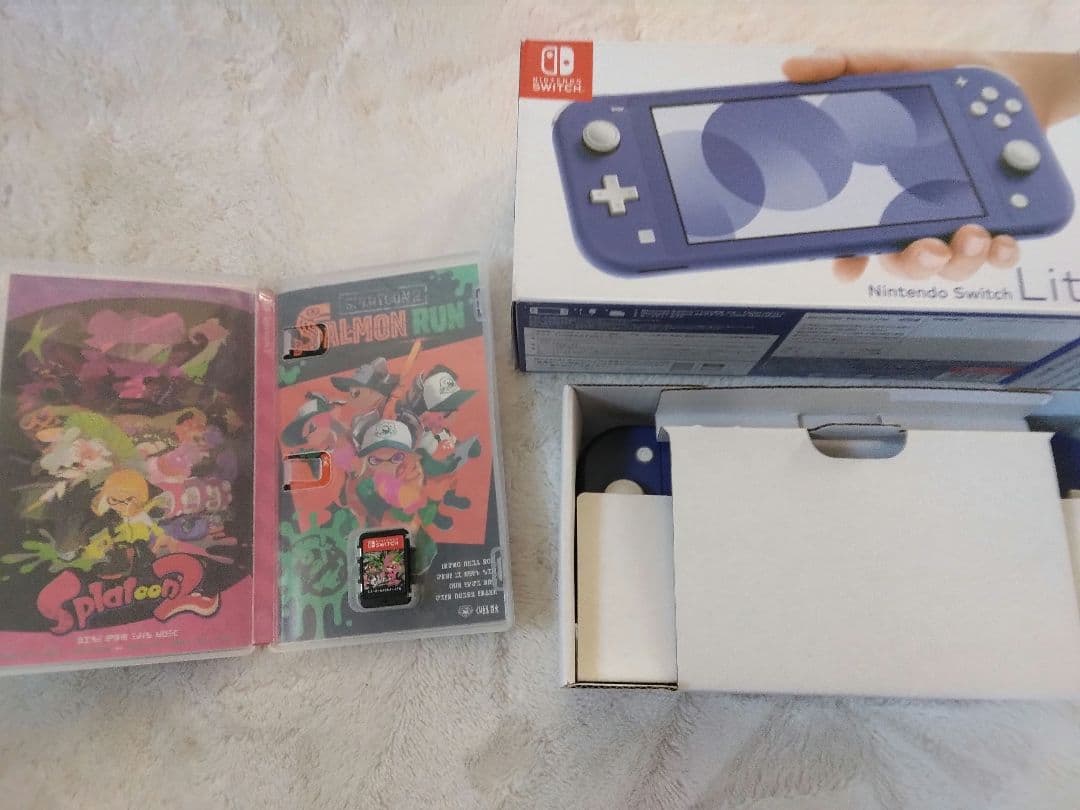明日まで値下げ！Nintendo Switch Lite ブルー　スプラ2セット