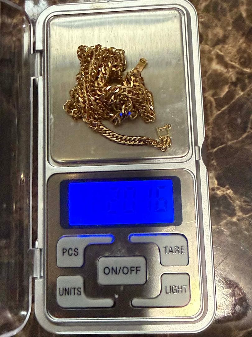 18金 喜平6cutネックレス 20.1g60cm