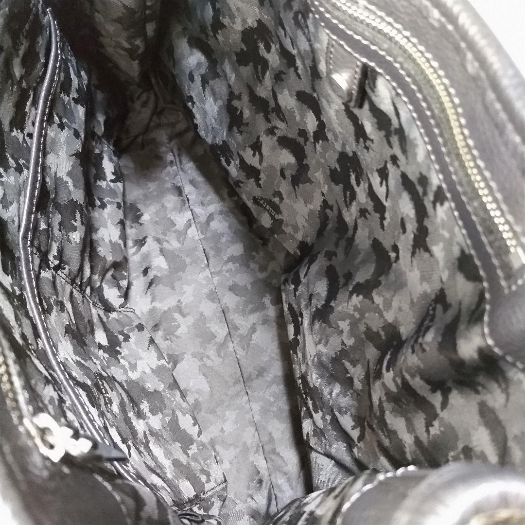 aniary アニアリ トートバッグ　レザー　シボ革　A4サイズ PC可 収納袋