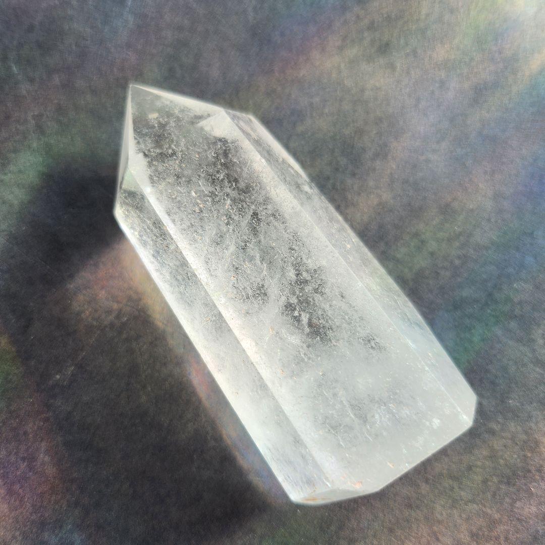 【一点物】水晶 ポイント 六角柱 大 ✩.*˚天然石×インテリア