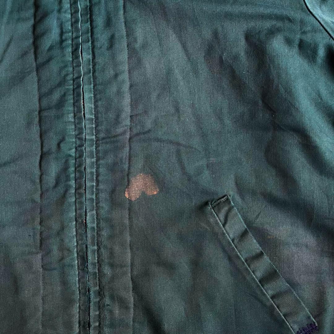 【50-60s vintage】コットンギャバ　ワークジャケット　フェード　短丈