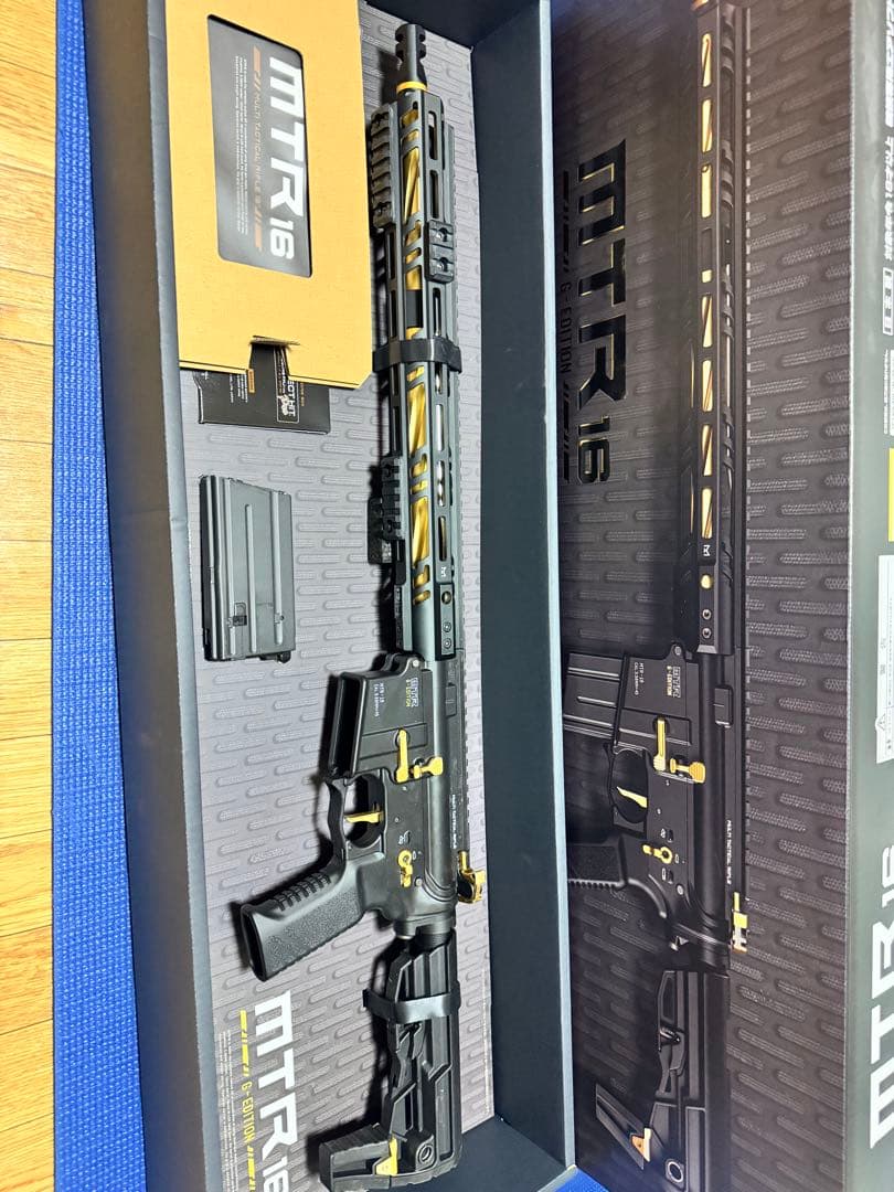 MTR16 ガスガン ブラック/ゴールド