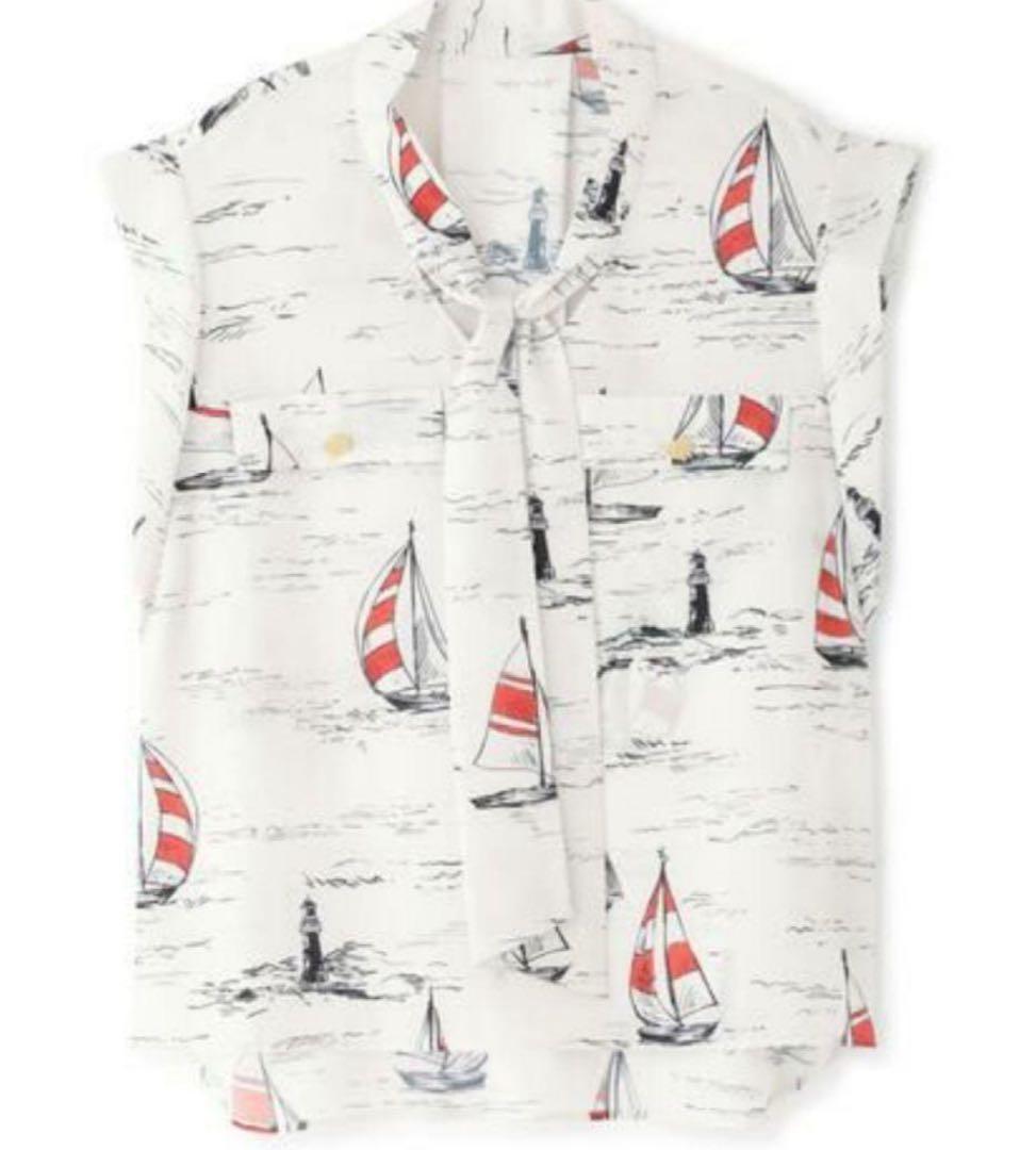 アポロ様　ピンキーアンドダイアン◆メタルバータックブラウス ネイビー 38の2点